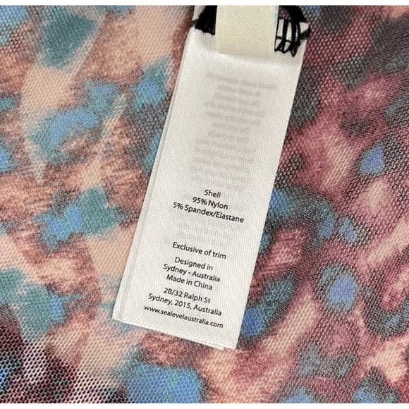 Sea Level Swim Australia Kaftan Womens One Size OS Hunter Mesh Swim Cover Up NWT - Picture 6 of 10